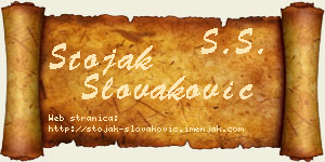 Stojak Slovaković vizit kartica